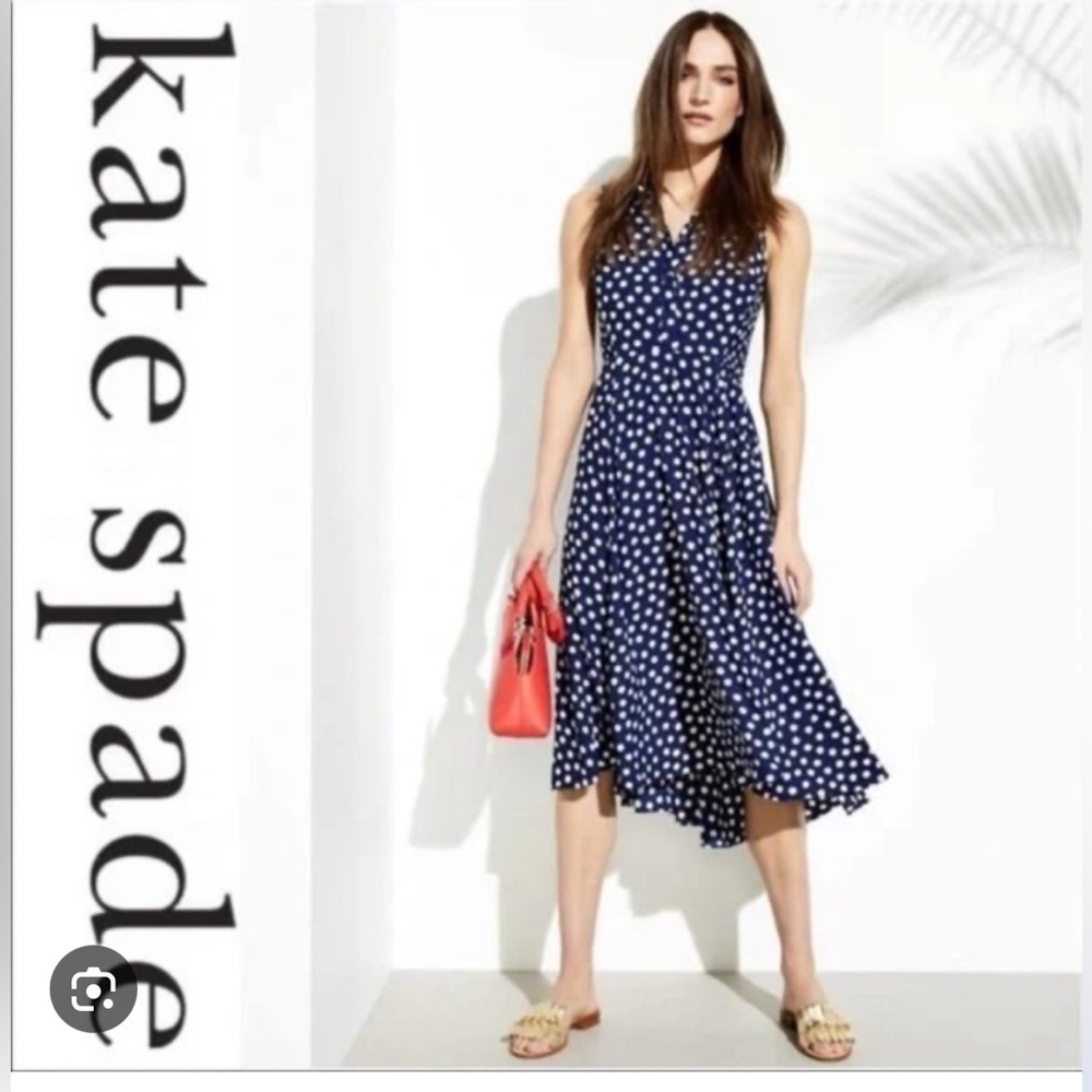 Kate Spade | Cloud Dot Midi Dress